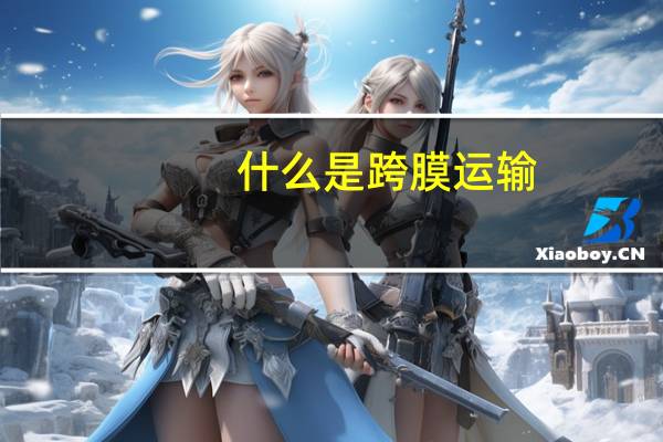 什么是跨膜运输