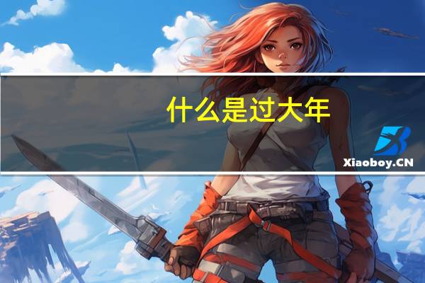 什么是过大年