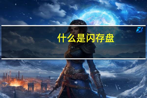 什么是闪存盘