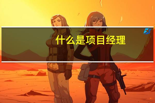 什么是项目经理