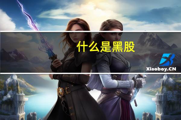 什么是黑股