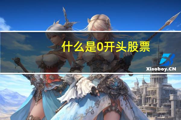 什么是0开头股票
