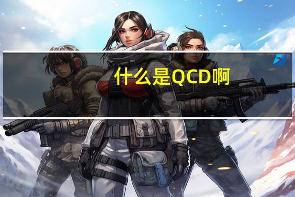 什么是QCD啊