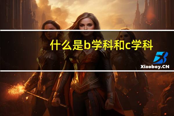 什么是b学科和c学科