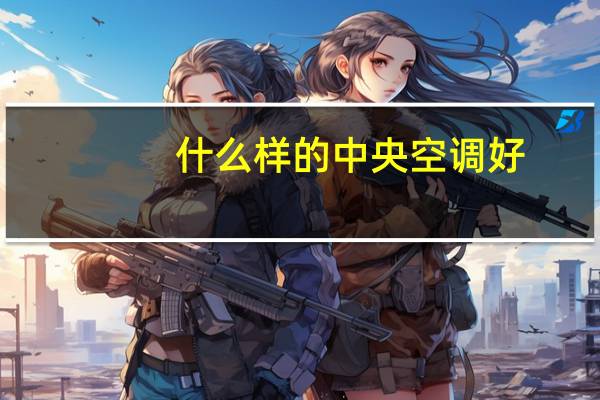 什么样的中央空调好