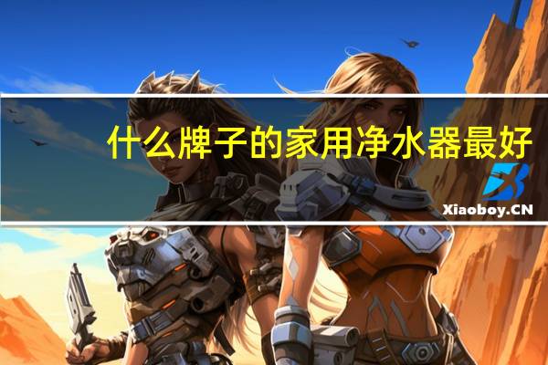 什么牌子的家用净水器最好