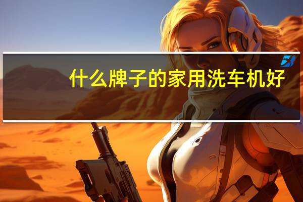 什么牌子的家用洗车机好