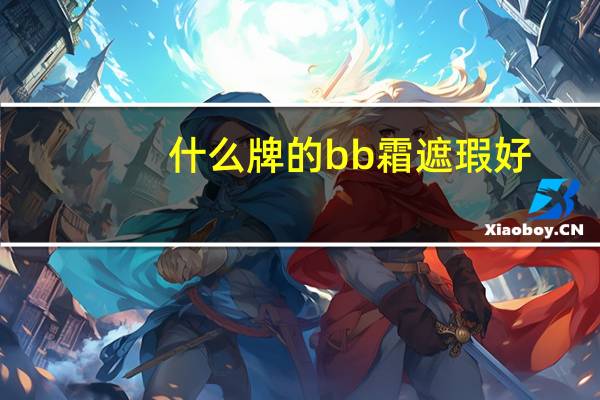 什么牌的bb霜遮瑕好