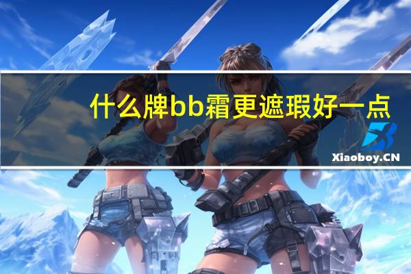 什么牌bb霜更遮瑕好一点