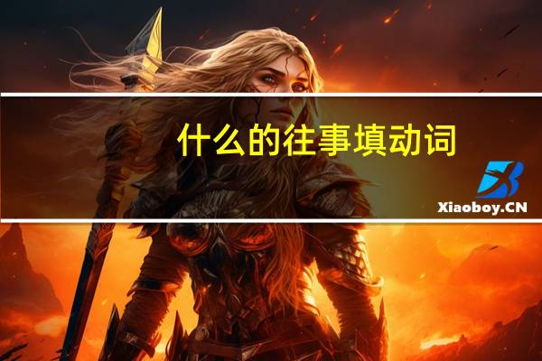 什么的往事填动词