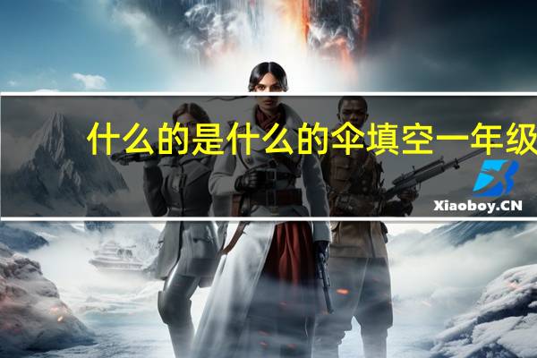 什么的是什么的伞填空一年级