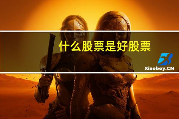 什么股票是好股票