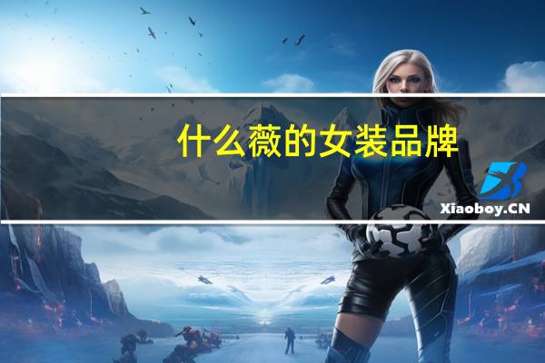 什么薇的女装品牌