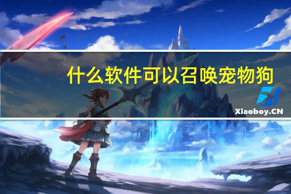 什么软件可以召唤宠物狗
