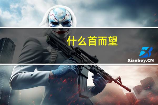 什么首而望