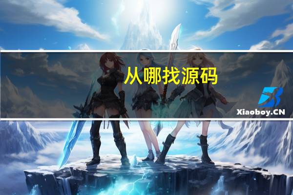 从哪找源码
