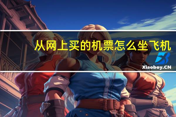 从网上买的机票怎么坐飞机