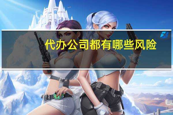 代办公司都有哪些风险