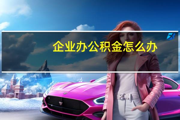 企业办公积金怎么办