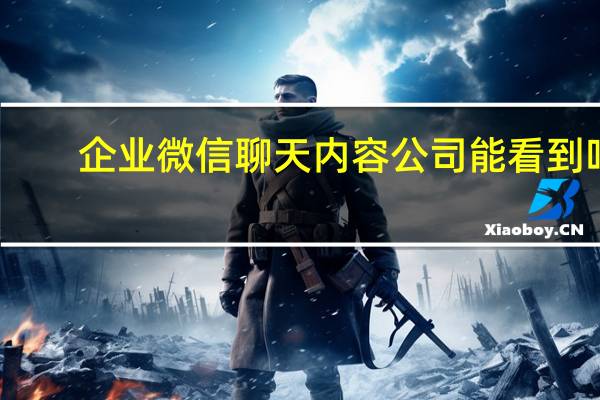企业微信聊天内容公司能看到吗