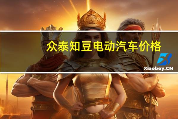 众泰知豆电动汽车价格