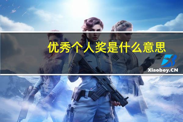 优秀个人奖是什么意思