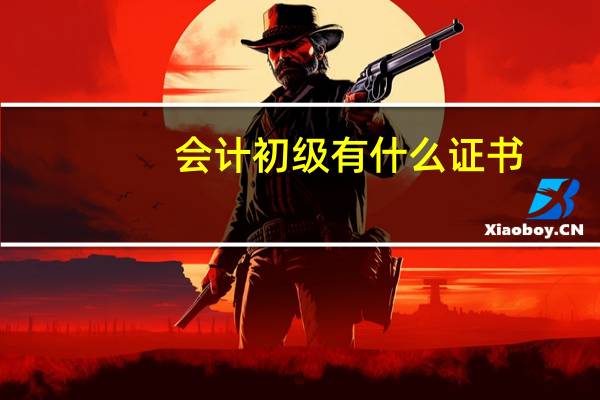 会计初级有什么证书
