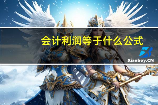 会计利润等于什么公式