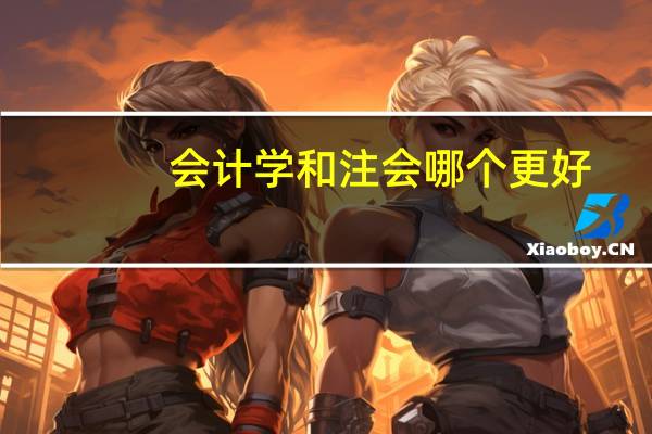 会计学和注会哪个更好