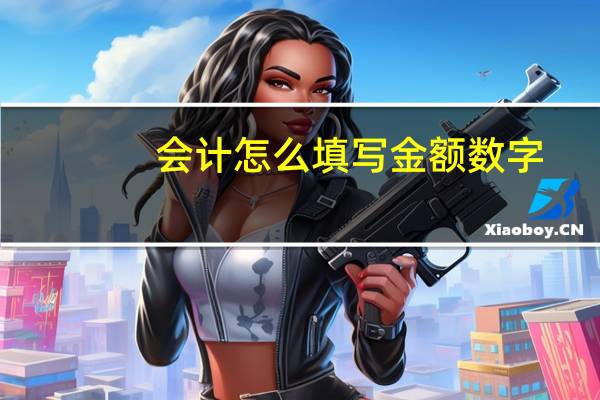 会计怎么填写金额数字
