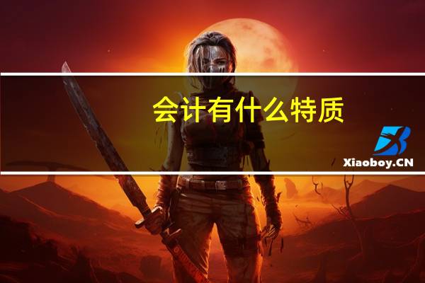 会计有什么特质
