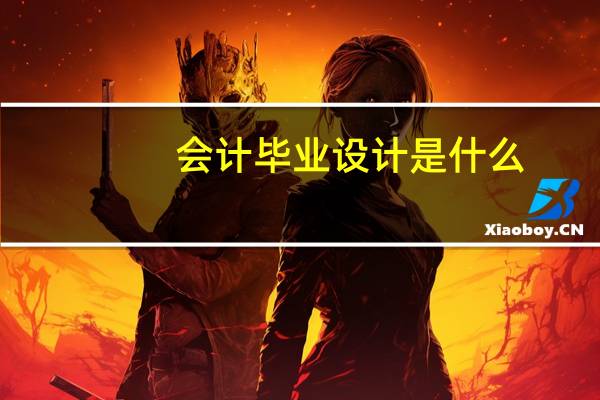 会计毕业设计是什么