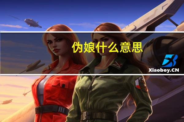 伪娘什么意思