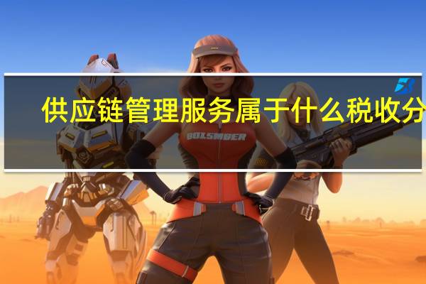 供应链管理服务属于什么税收分类