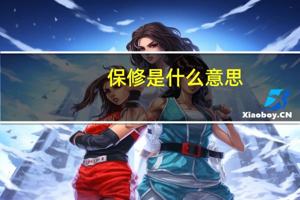 保修是什么意思