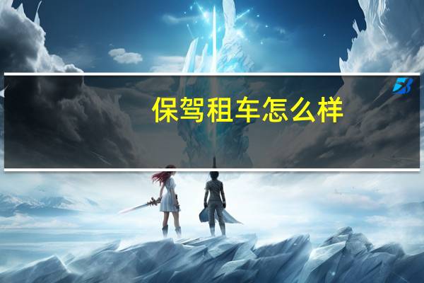 保驾租车怎么样