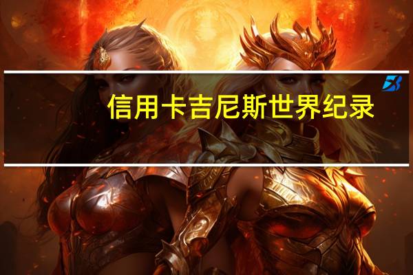 信用卡吉尼斯世界纪录