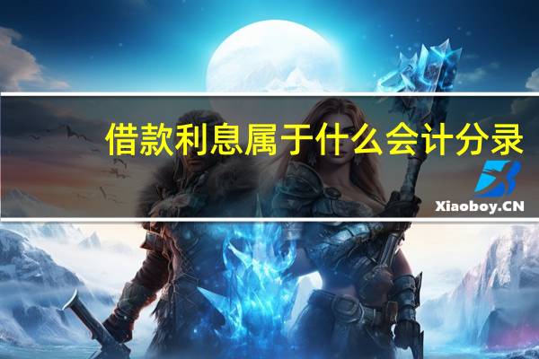 借款利息属于什么会计分录