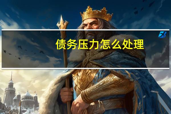 债务压力怎么处理