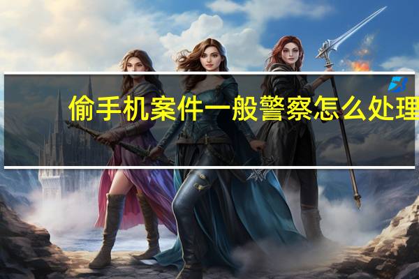 偷手机案件一般警察怎么处理