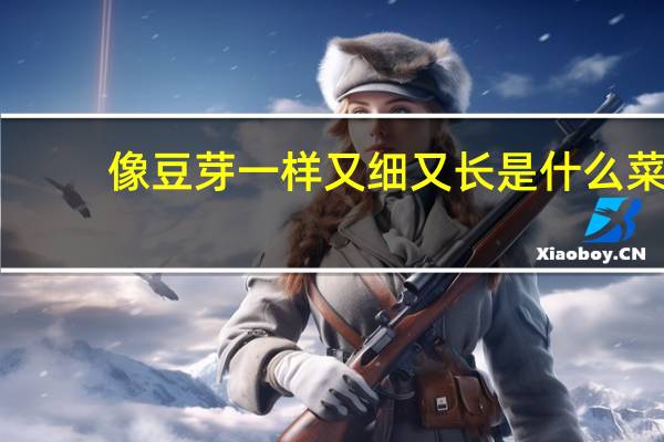 像豆芽一样又细又长是什么菜