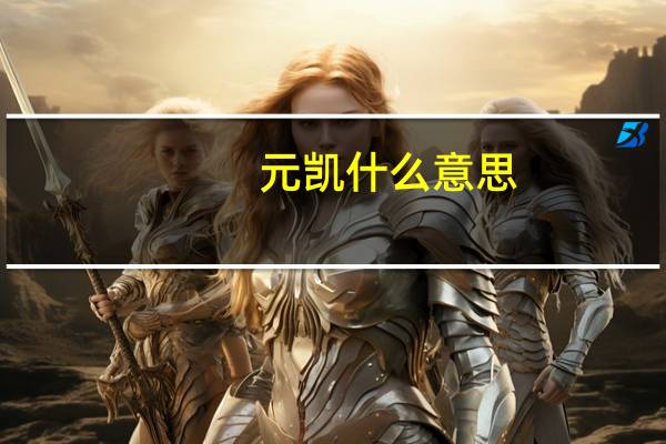 元凯什么意思
