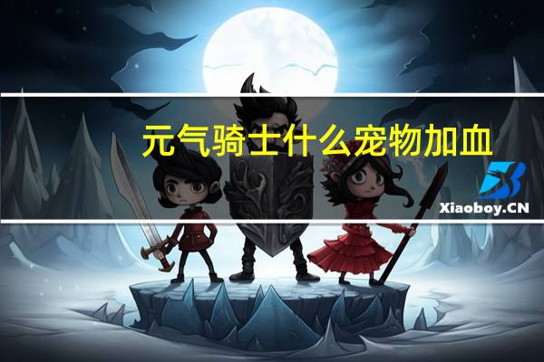 元气骑士什么宠物加血