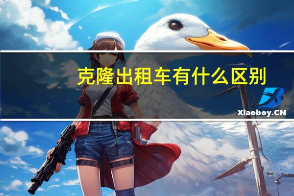 克隆出租车有什么区别