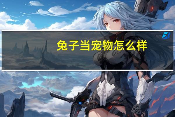 兔子当宠物怎么样