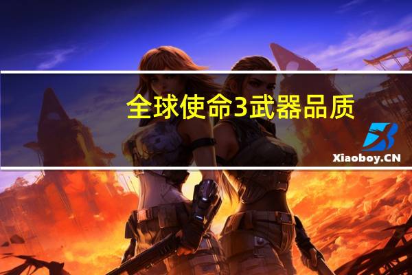 全球使命3武器品质