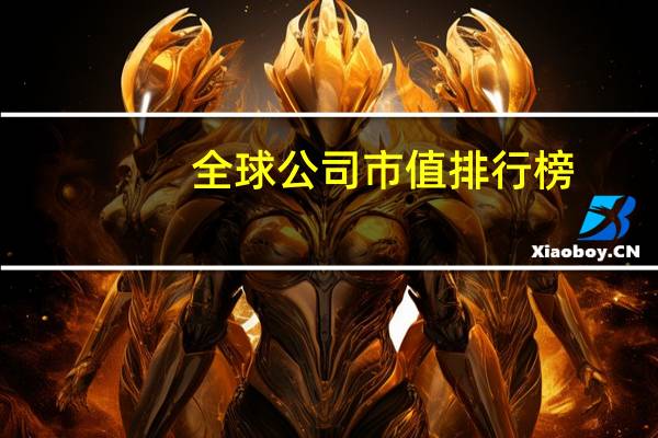全球公司市值排行榜