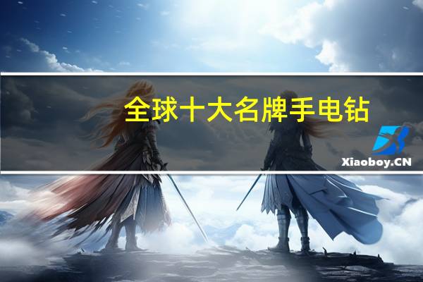 全球十大名牌手电钻