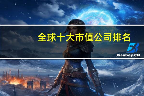 全球十大市值公司排名