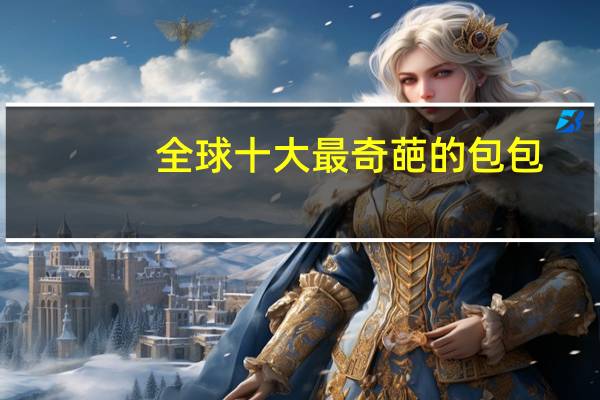 全球十大最奇葩的包包
